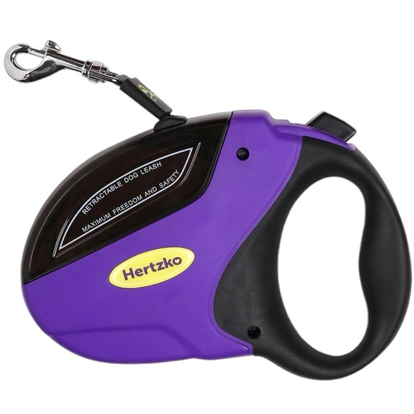 Hertzko - Heavy Duty Retractable Dog Leash - 16 Foot, Supports up to 110lbs - Picture 2 of 4